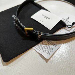 YSL SKINNY BELT